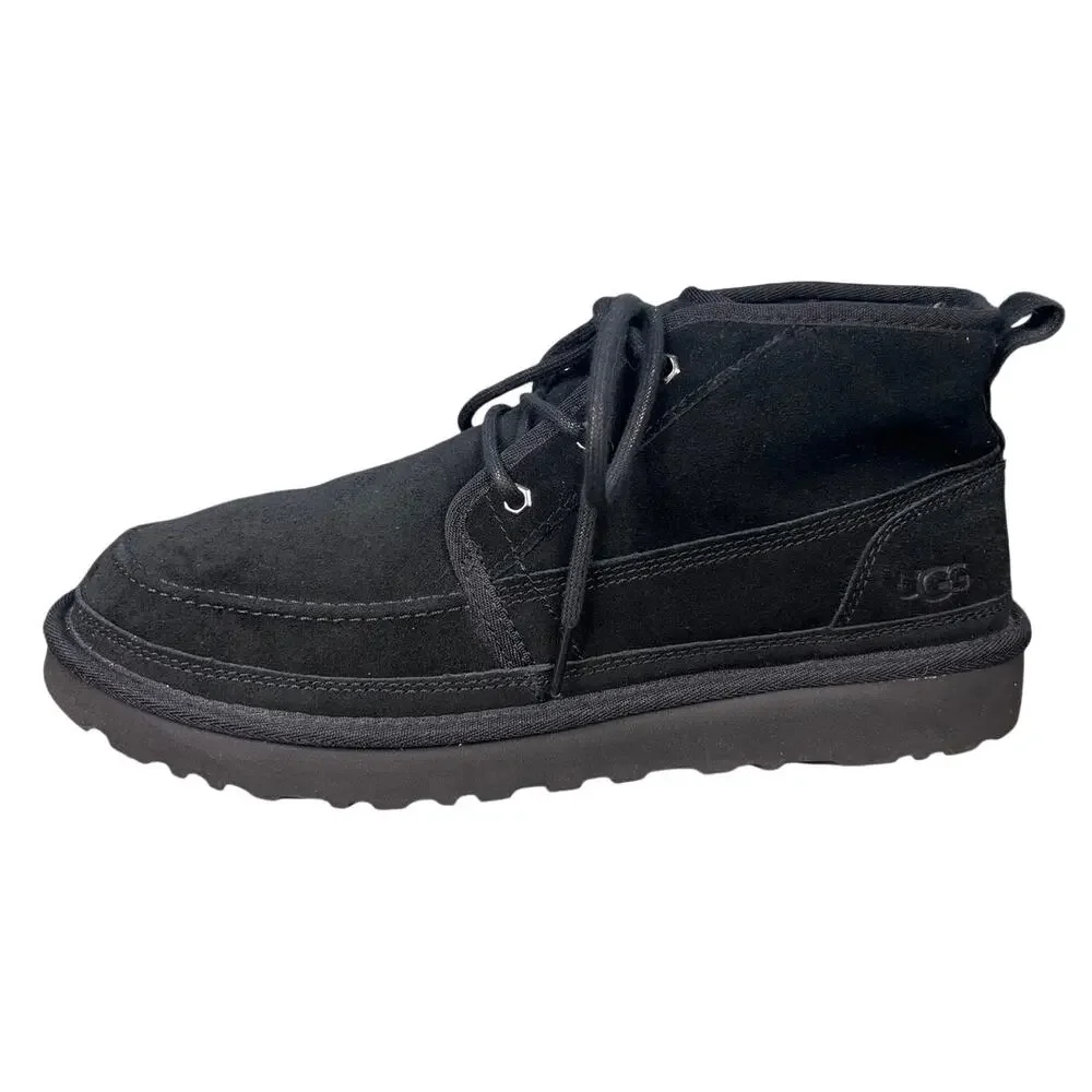 UGG Men's Neumel Moc Black Suede Chukka Boots Size 11